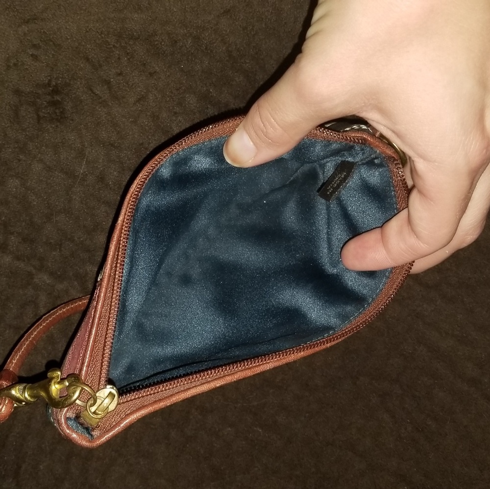 Authentic Coach Pattern Wristlet - Picture 2 of 2